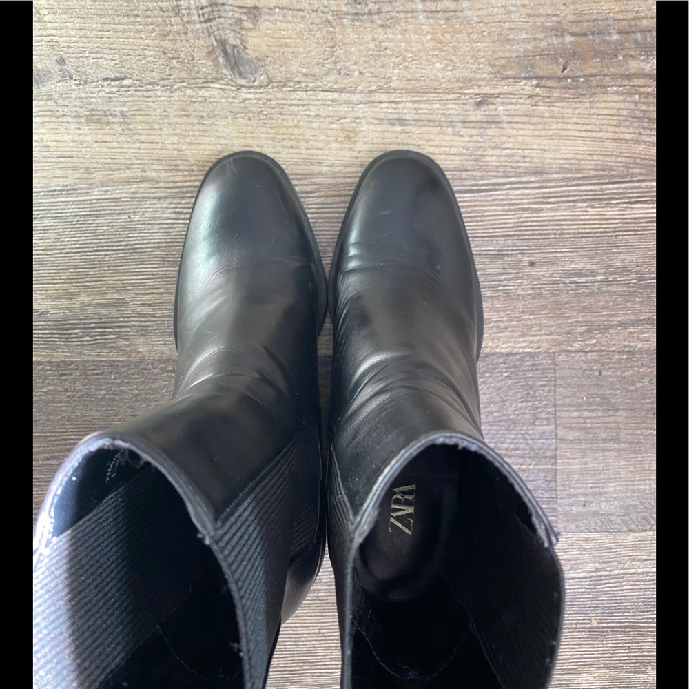 Zara black boots